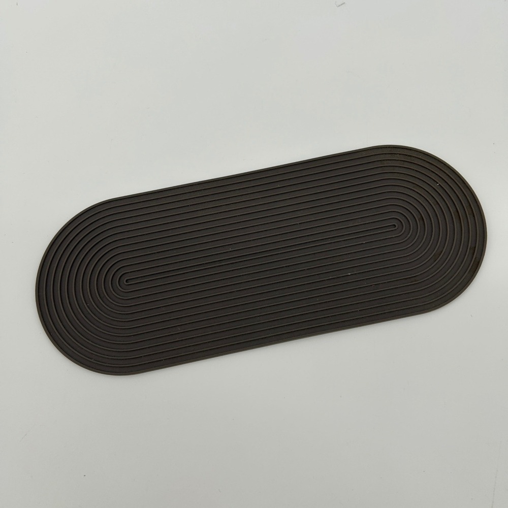 Dyson Heat Resistant Silicone Mat for Airwrap Supersonic Corrale Dark Gray Oval - Picture 3 of 4